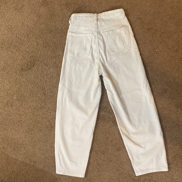 White Courduroy Pants - Picture 2 of 3